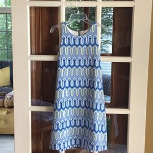 Annabella Patterned Shift Dress